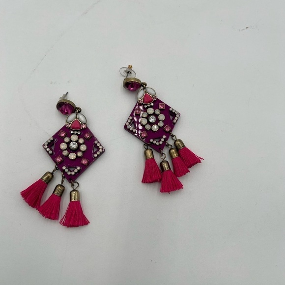 Fushiaca Baublebar Tassel Earrings – Fringe Boho Style - Picture 4 of 4